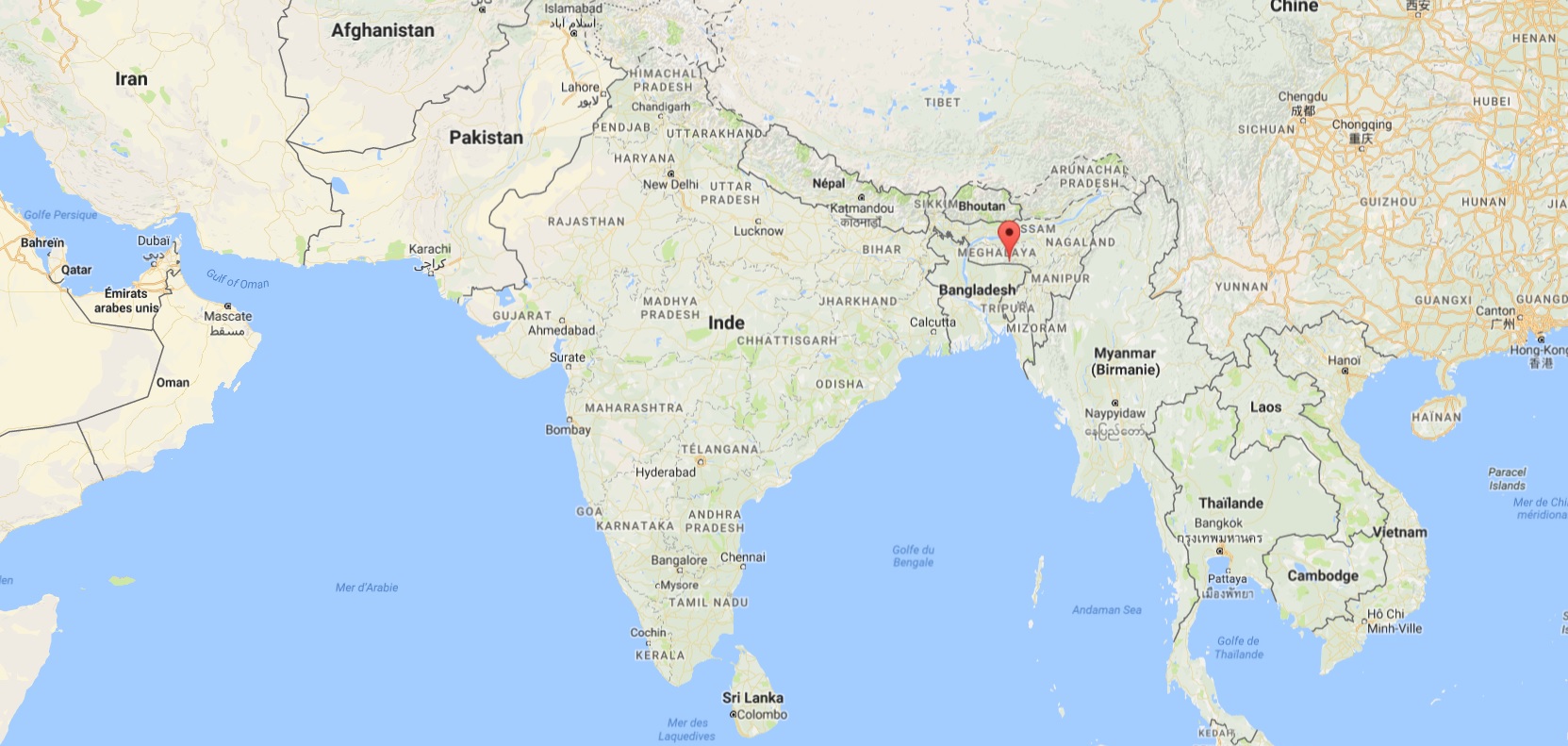 Эллора на карте Индии