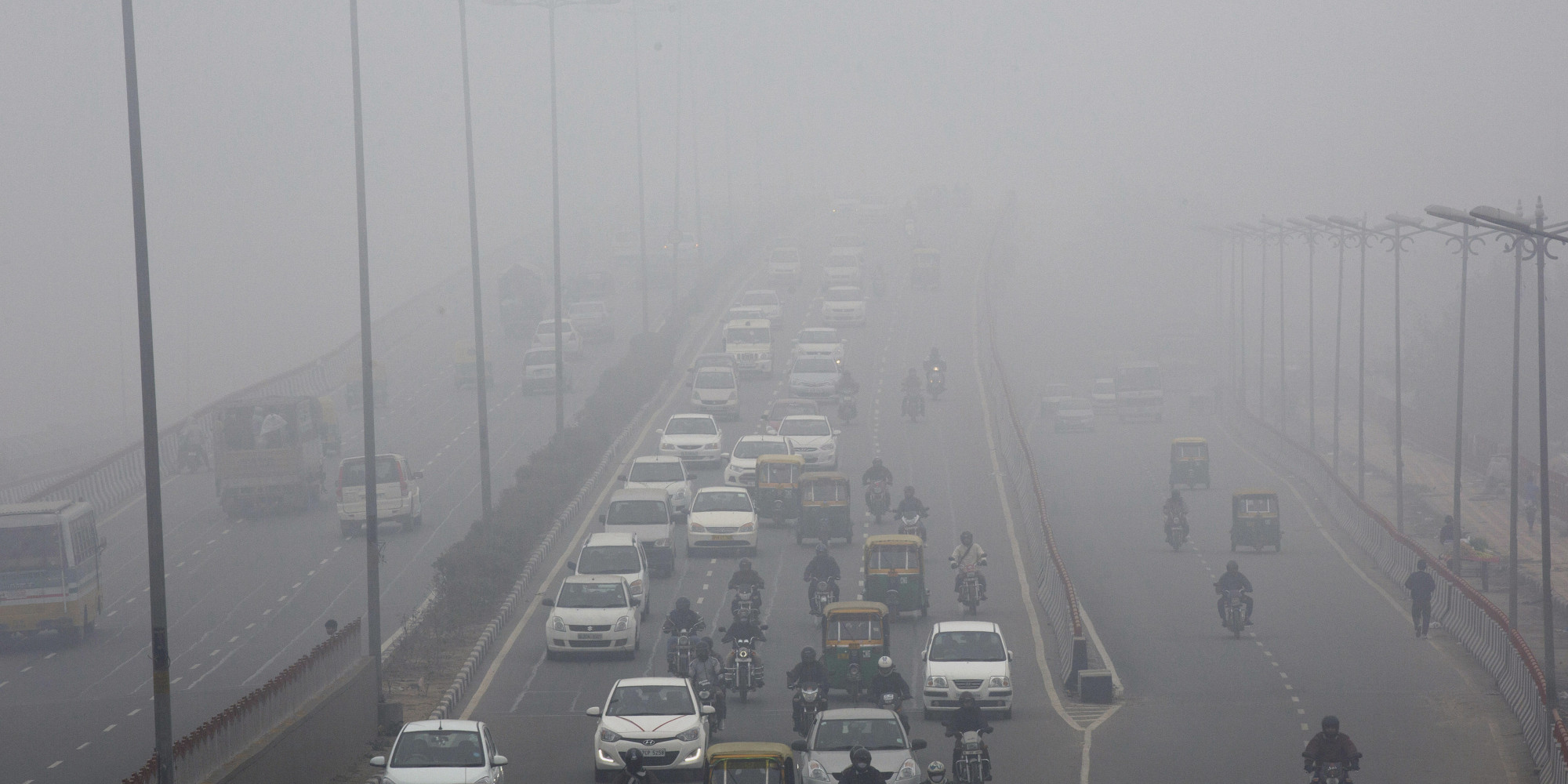 Pollution de New Delhi en Inde